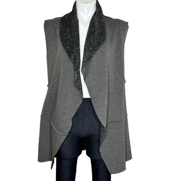 Altar'd State gray open vest medium - Picture 3 of 7